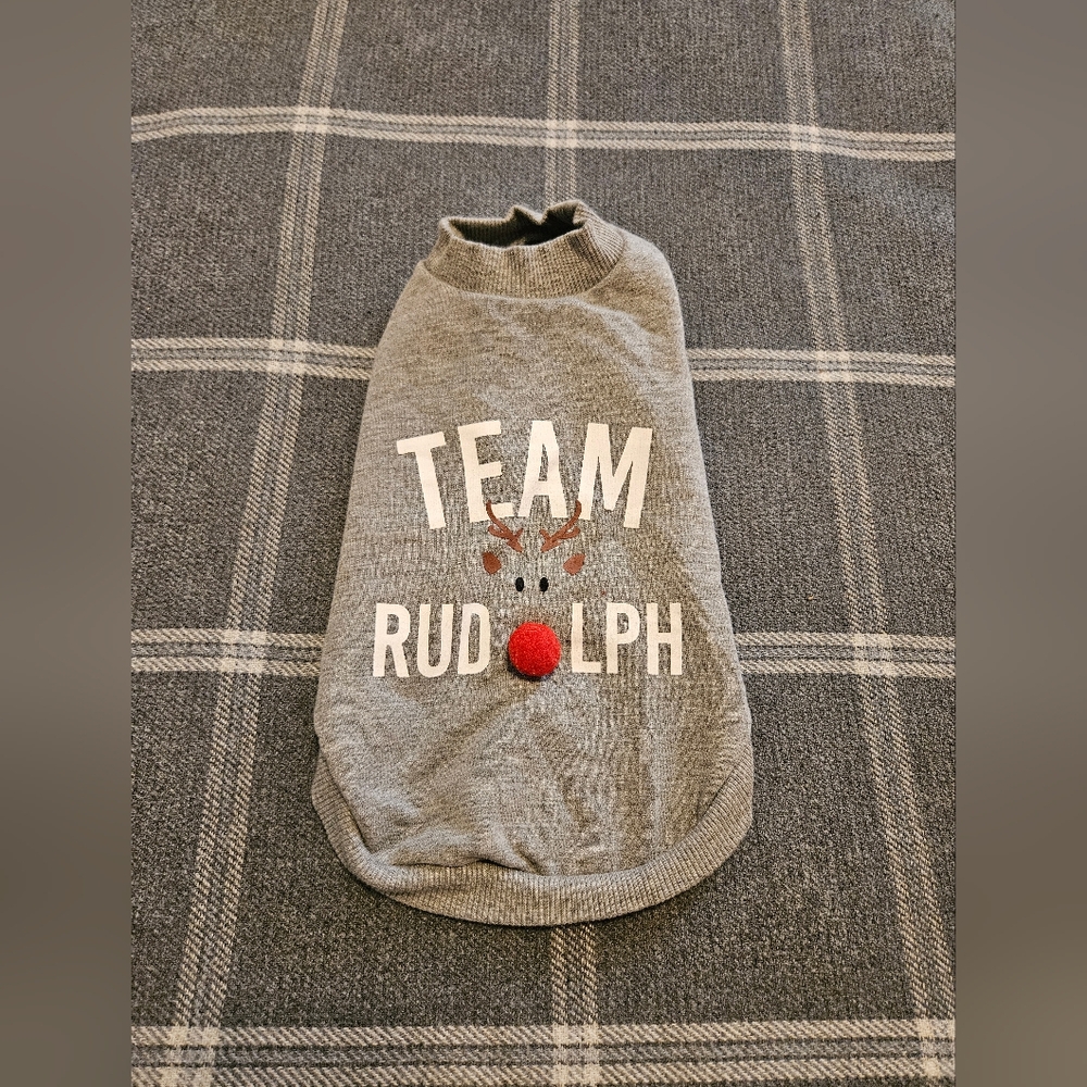'Team Rudolph' Dog Tee